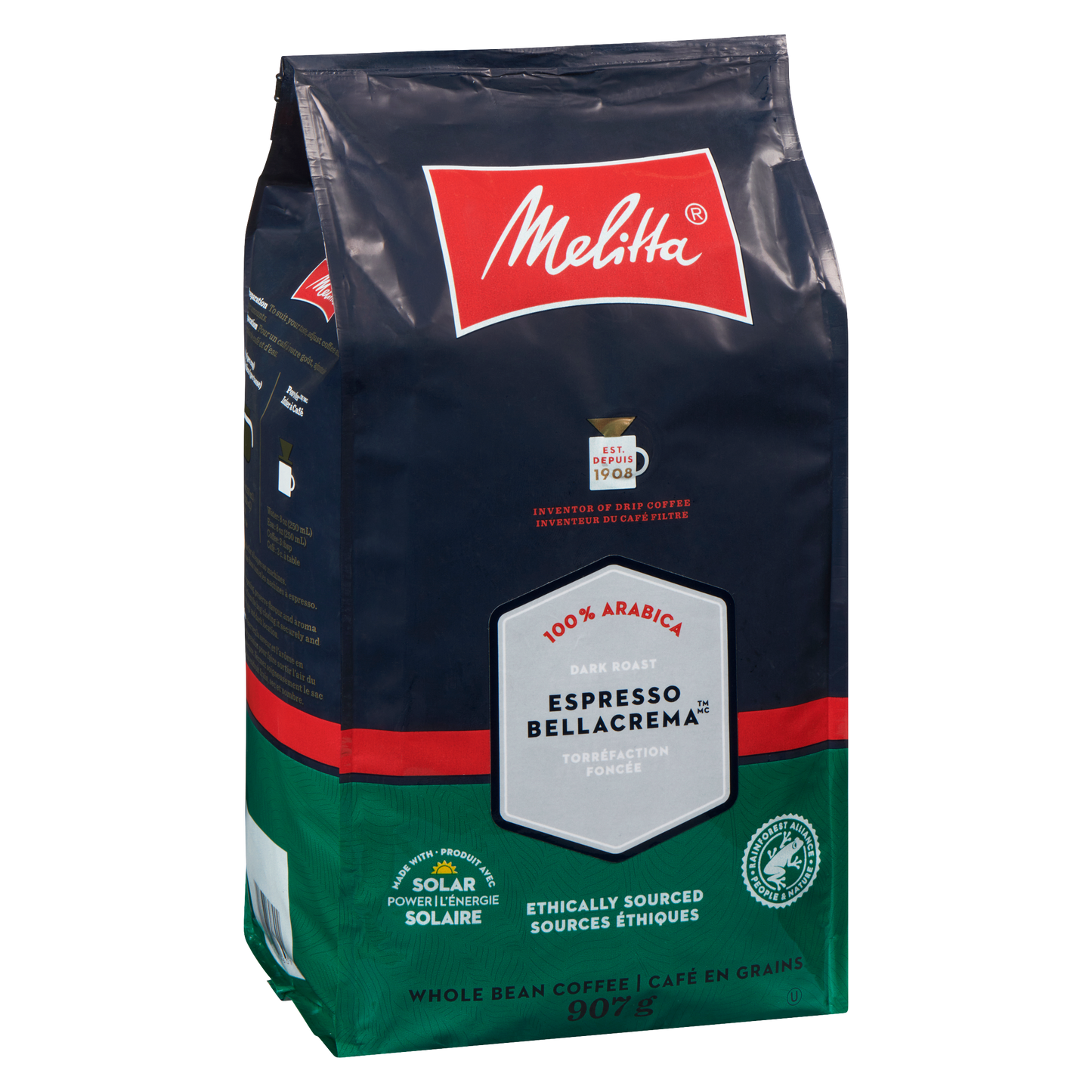 Espresso italien Bellacrema en grains entiers 907g