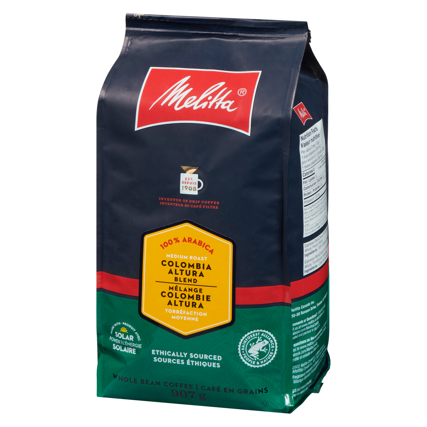 Colombie Altura Blend En Grains Entiers 907g