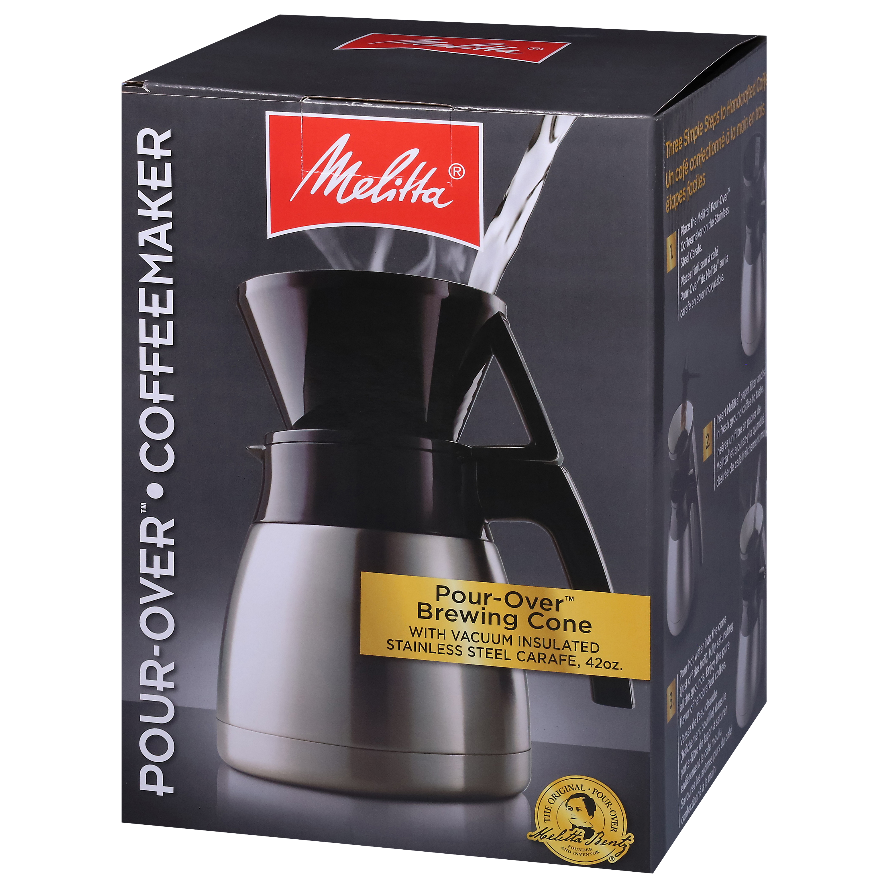 Thermal Pour-Over™ Coffeemaker & Stainless Carafe Set – Melitta Canada