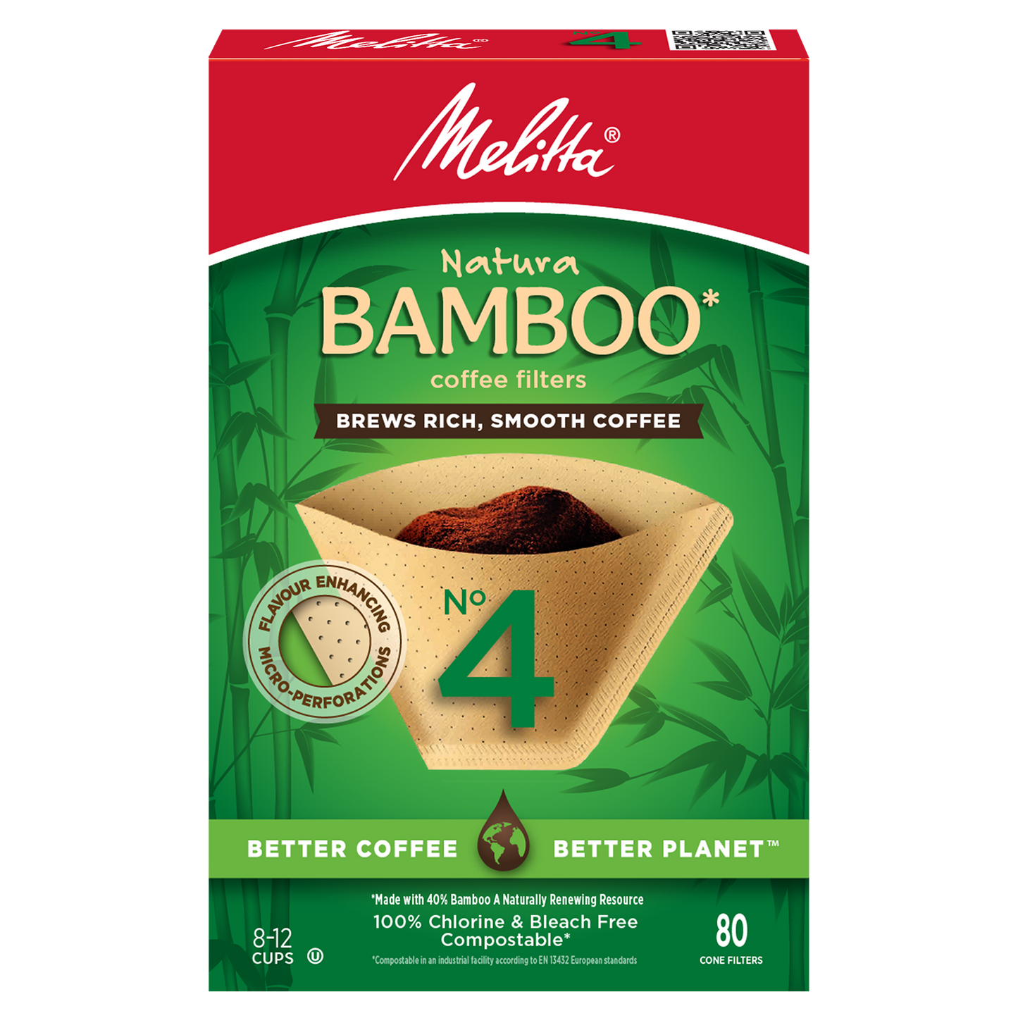 Filtres coniques en bambou naturel #4