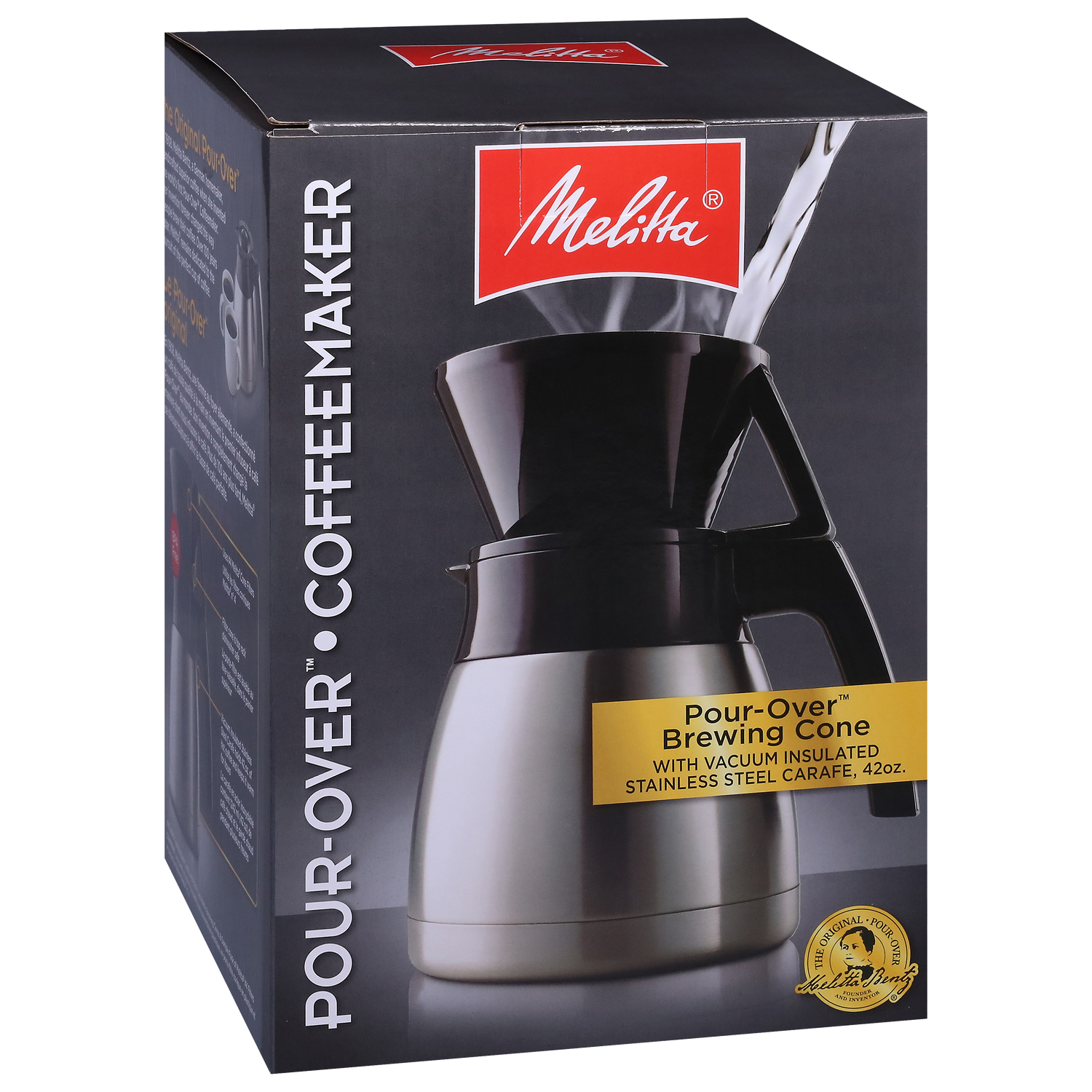 Coffee maker hot sale with metal carafe