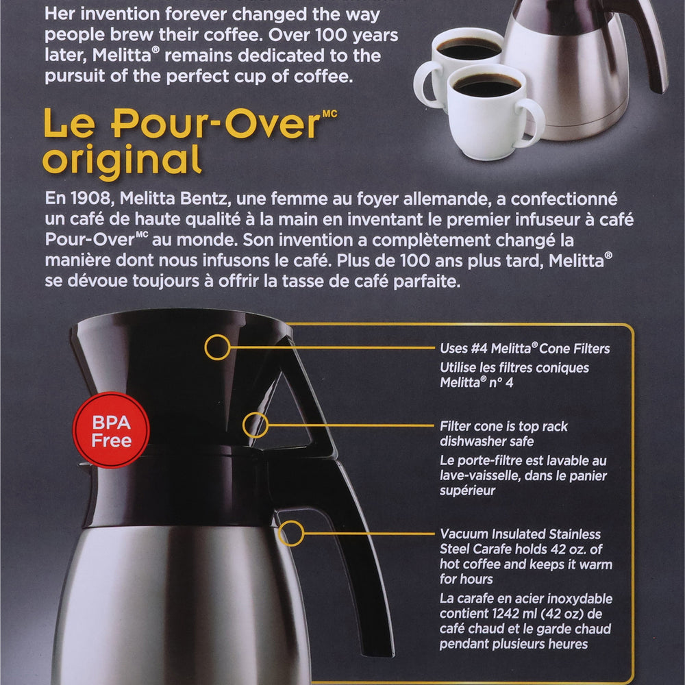 
                      
                        Ensemble cafetière et carafe en acier inoxydable Thermal Pour-Over™
                      
                    