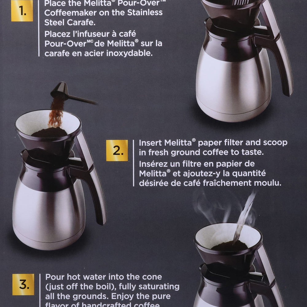 
                      
                        Ensemble cafetière et carafe en acier inoxydable Thermal Pour-Over™
                      
                    