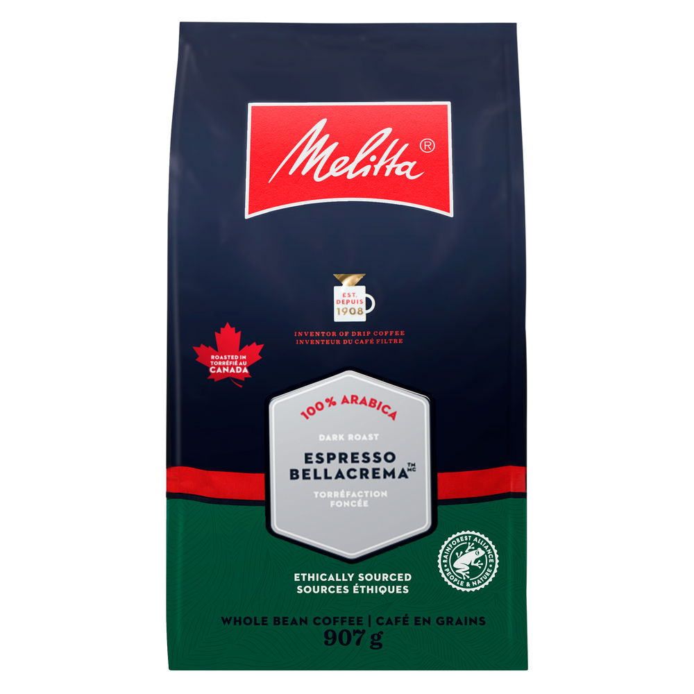 Espresso italien Bellacrema en grains entiers 907g