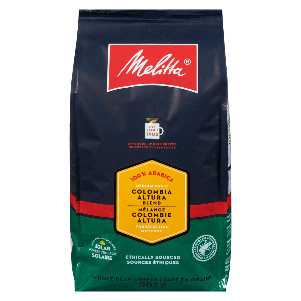 Colombie Altura Blend En Grains Entiers 907g