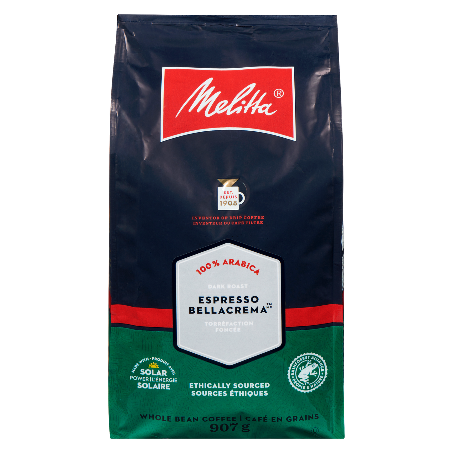 Espresso italien Bellacrema en grains entiers 907g