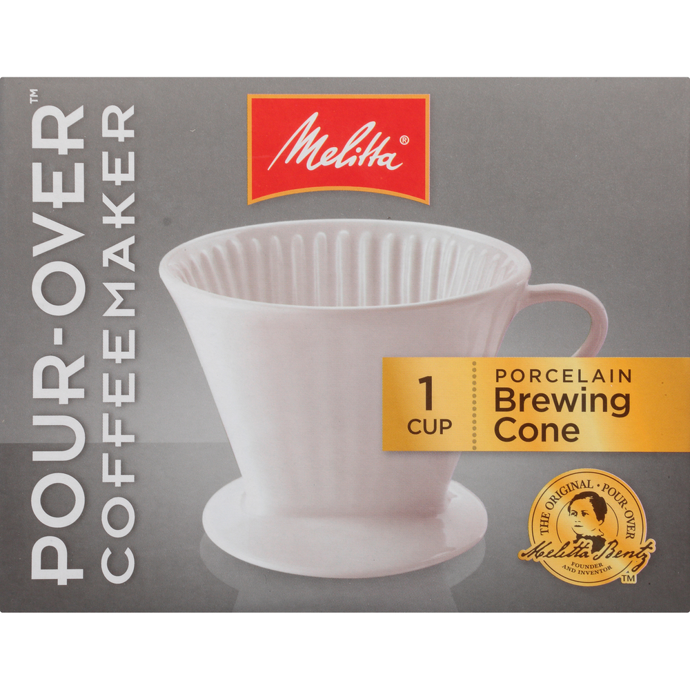 
                      
                        Cafetière Pour-Over™ en porcelaine 1 tasse
                      
                    