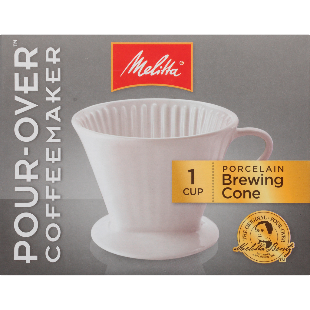 1-Cup Porcelain Pour-Over™ Coffeemaker