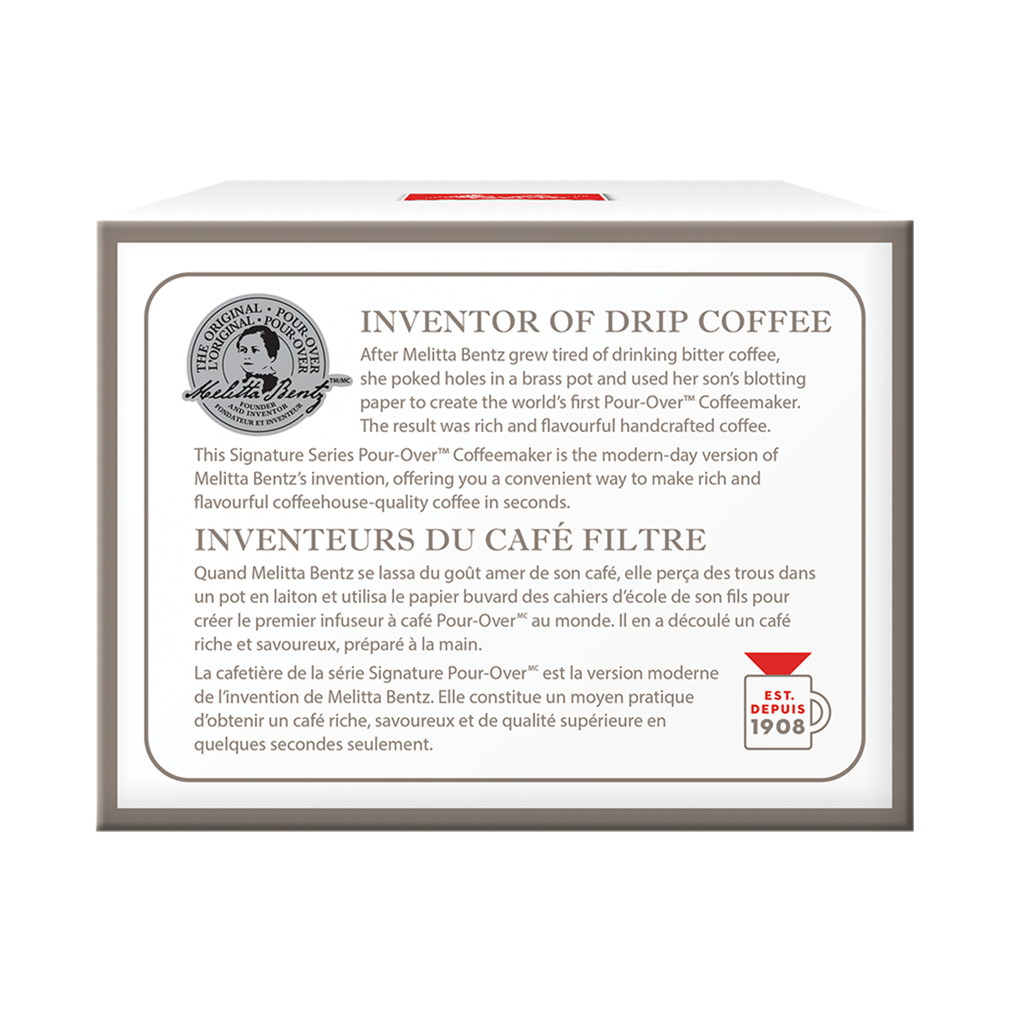 Signature Series PourOver™ Coffeemaker Gun MetalHybrid, 1Cup