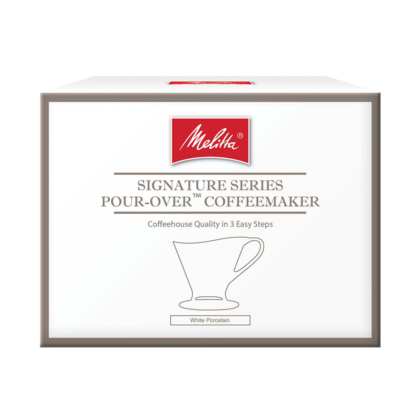 Signature Series Porcelain Pour-Over™ Coffeemaker   - White, 1-Cup